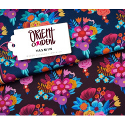 Jersey - Alb Stoffe Orient Oxident Yasmin blau